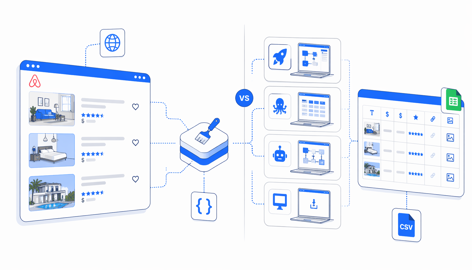 Best Airbnb Scraper Alternatives: Apify, Octoparse, Browse AI, and Local CSV