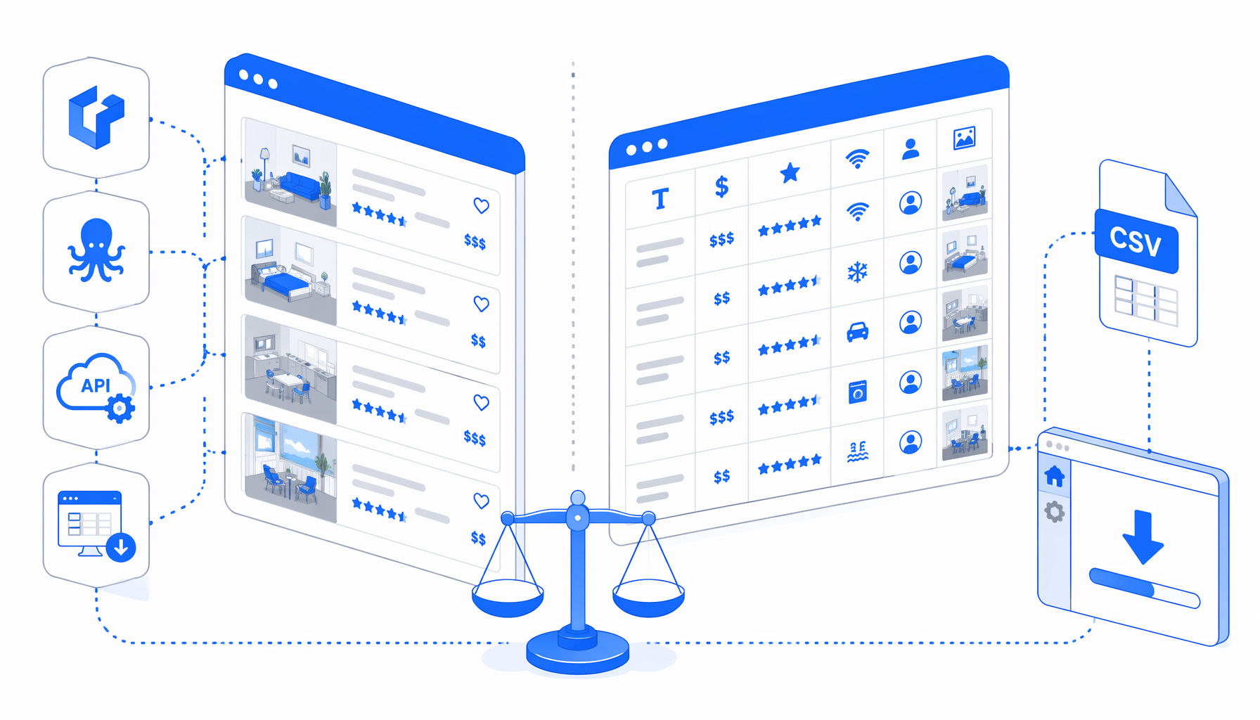 Best Airbnb Room Details Scraper Alternatives: Apify, Octoparse, APIs, and Local CSV