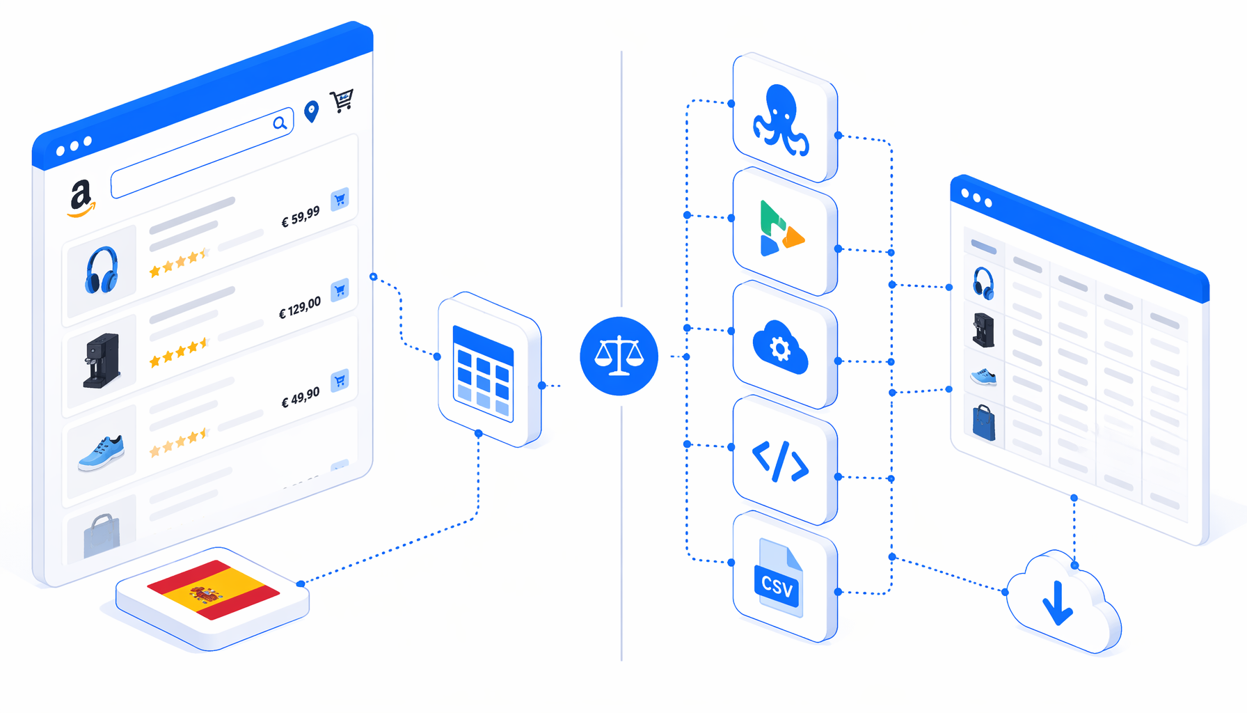 Best Amazon Spain Scraper Alternatives: Octoparse, Apify, APIs, Scripts, and Local CSV