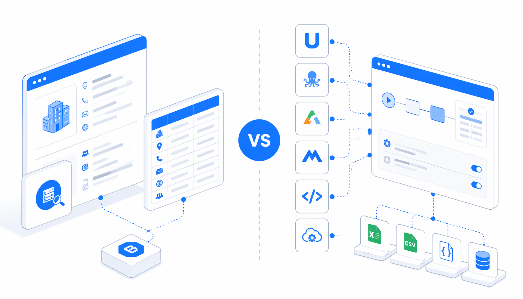 Baseconnect Scraper Alternatives: UScraper vs Octoparse, Apify, Musubu and Scripts