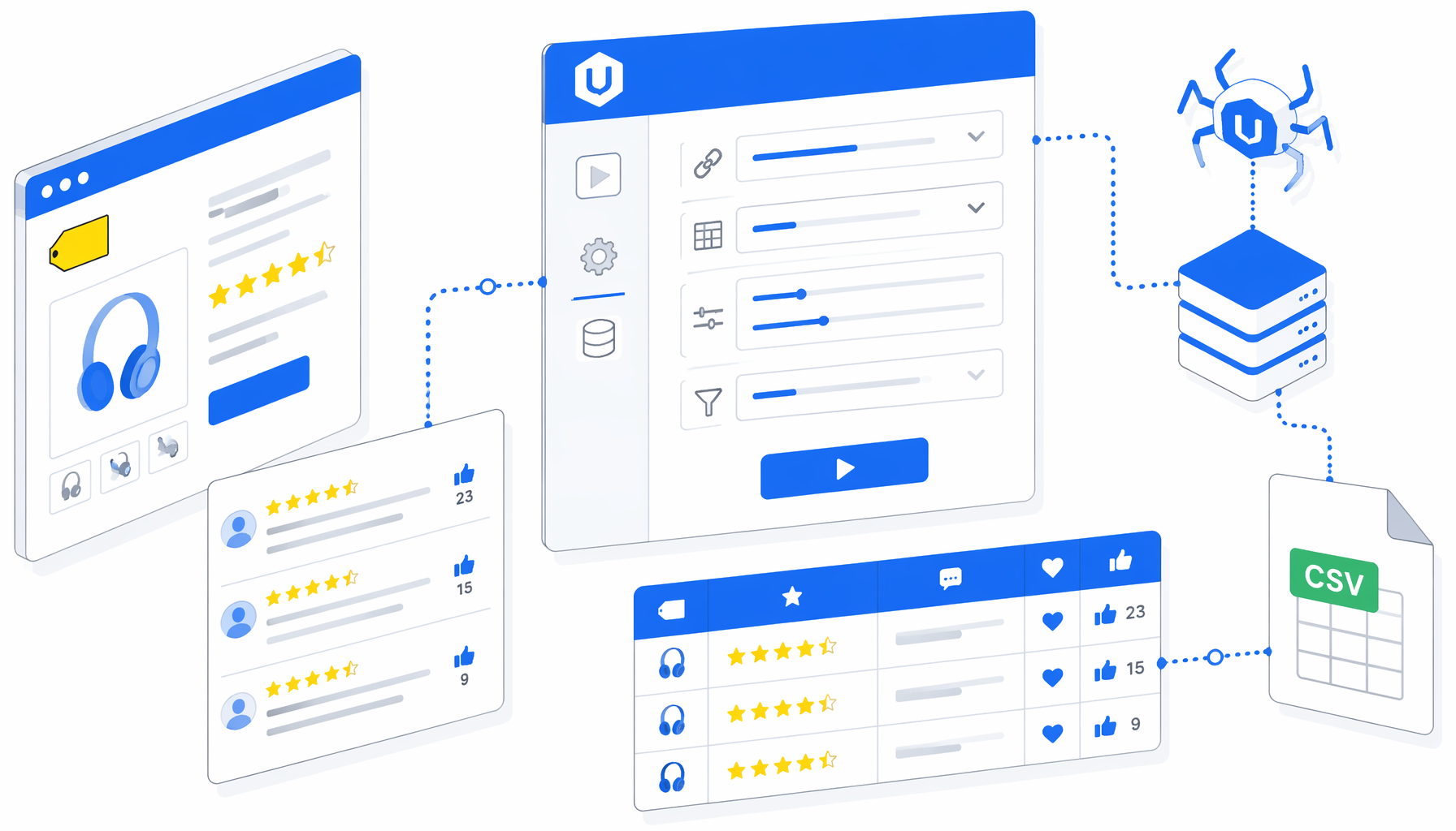 How to Scrape Best Buy Reviews to CSV with UScraper