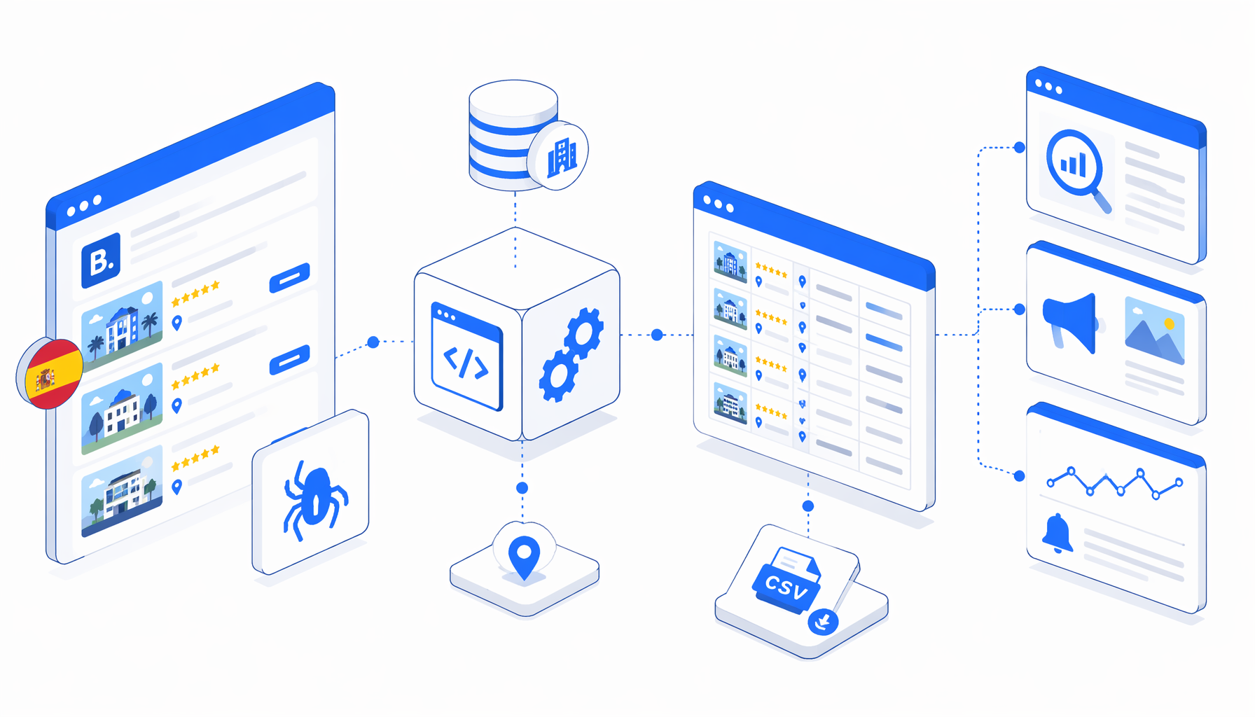 Booking.com Spanish Hotel Data Use Cases for Research, SEO, and Monitoring