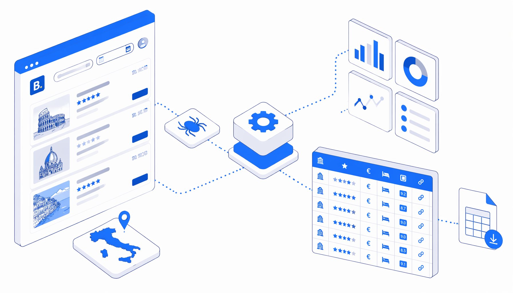 Booking.com Italy Hotel Scraper Use Cases for Research