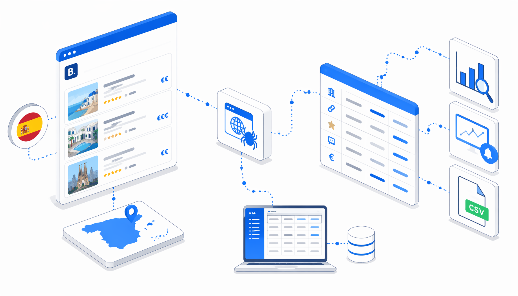 Booking.com Spain Listing Scraper Use Cases for Research and Monitoring