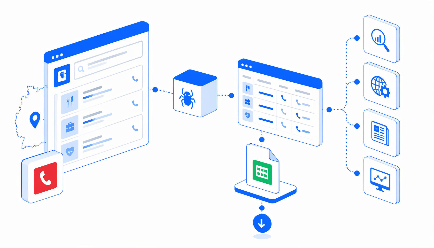 Das Telefonbuch Lead Scraper Use Cases for Research, SEO, and Monitoring