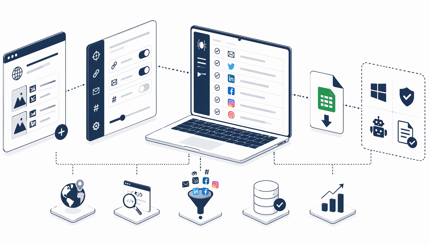 How to Extract Emails & Social Media Links from Websites (No-Code)
