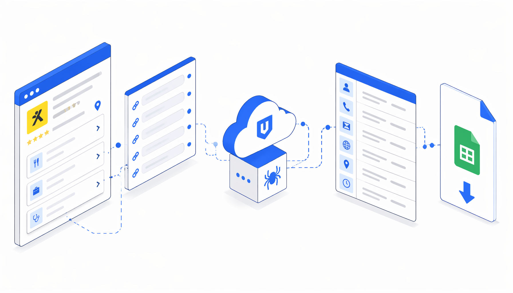 How to Scrape Gelbe Seiten Detail URLs to CSV with UScraper