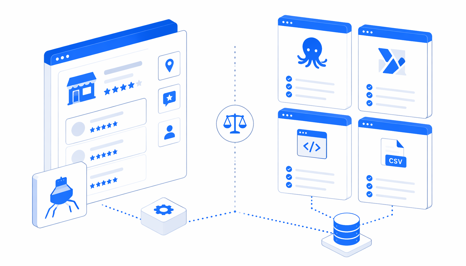 Best Golocal Reviews Scraper Alternatives: Octoparse, Apify, Scripts, and Local CSV