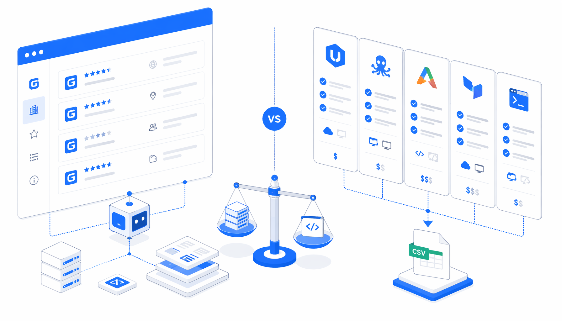 Best GoodFirms Scraper Alternatives: UScraper, Octoparse, Apify, Scripts