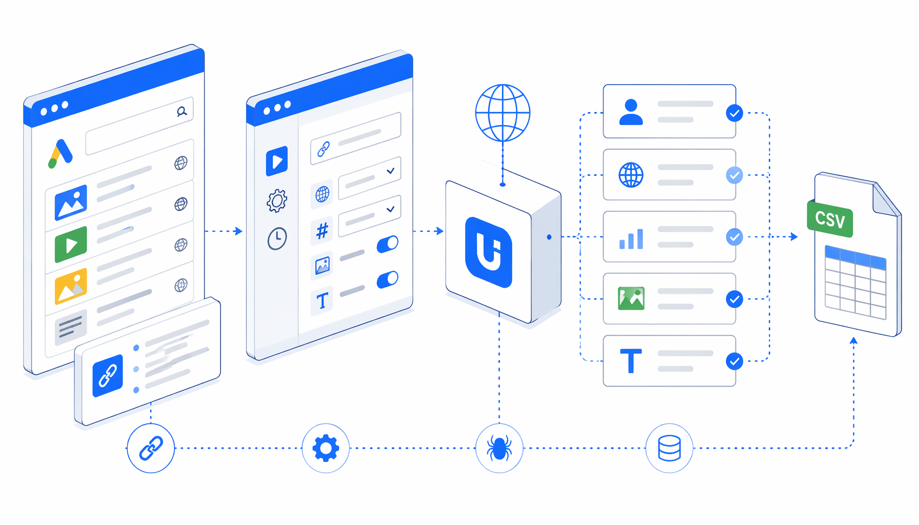 How to Scrape Google Ads Transparency Center URLs to CSV