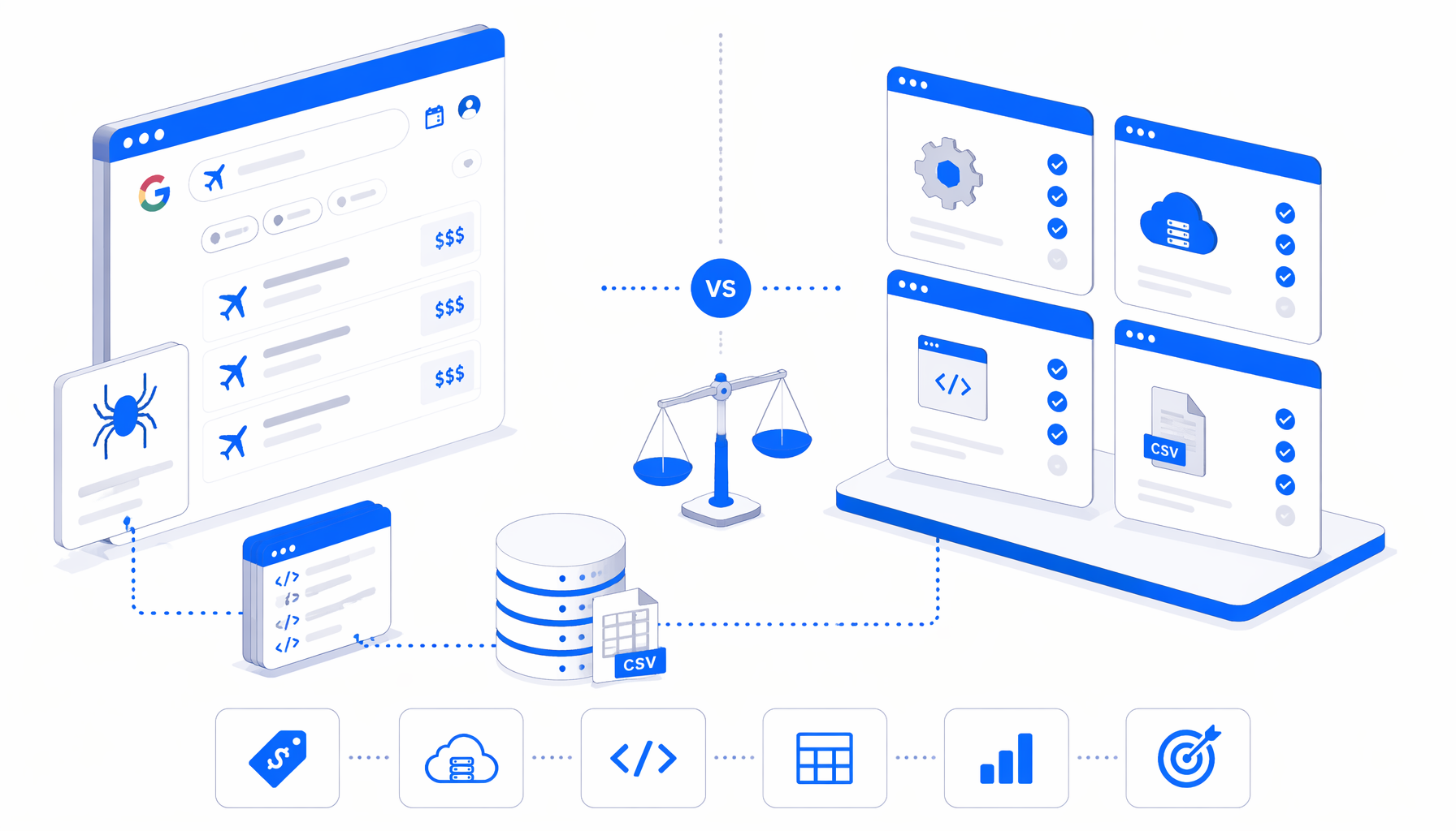 Best Google Flights Scraper Alternatives: APIs, SaaS, Scripts, and Local CSV