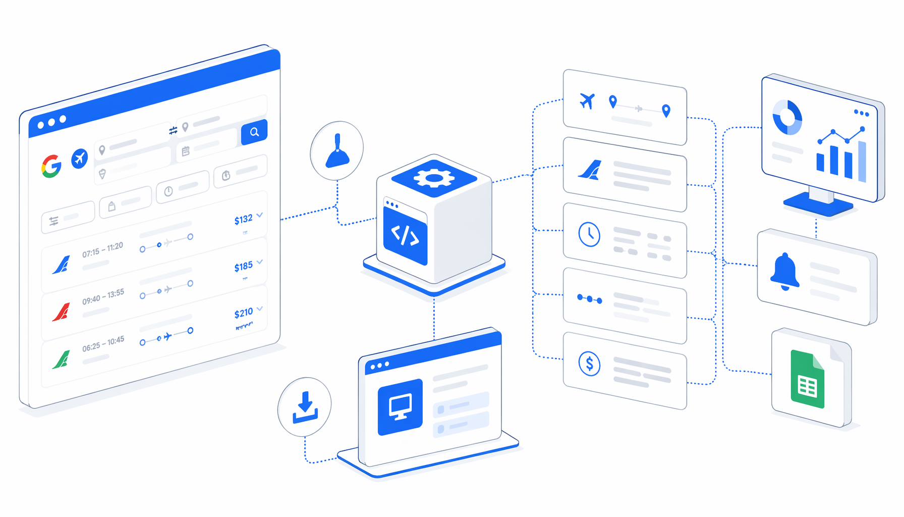 Google Flights Scraper Use Cases for Research and Monitoring
