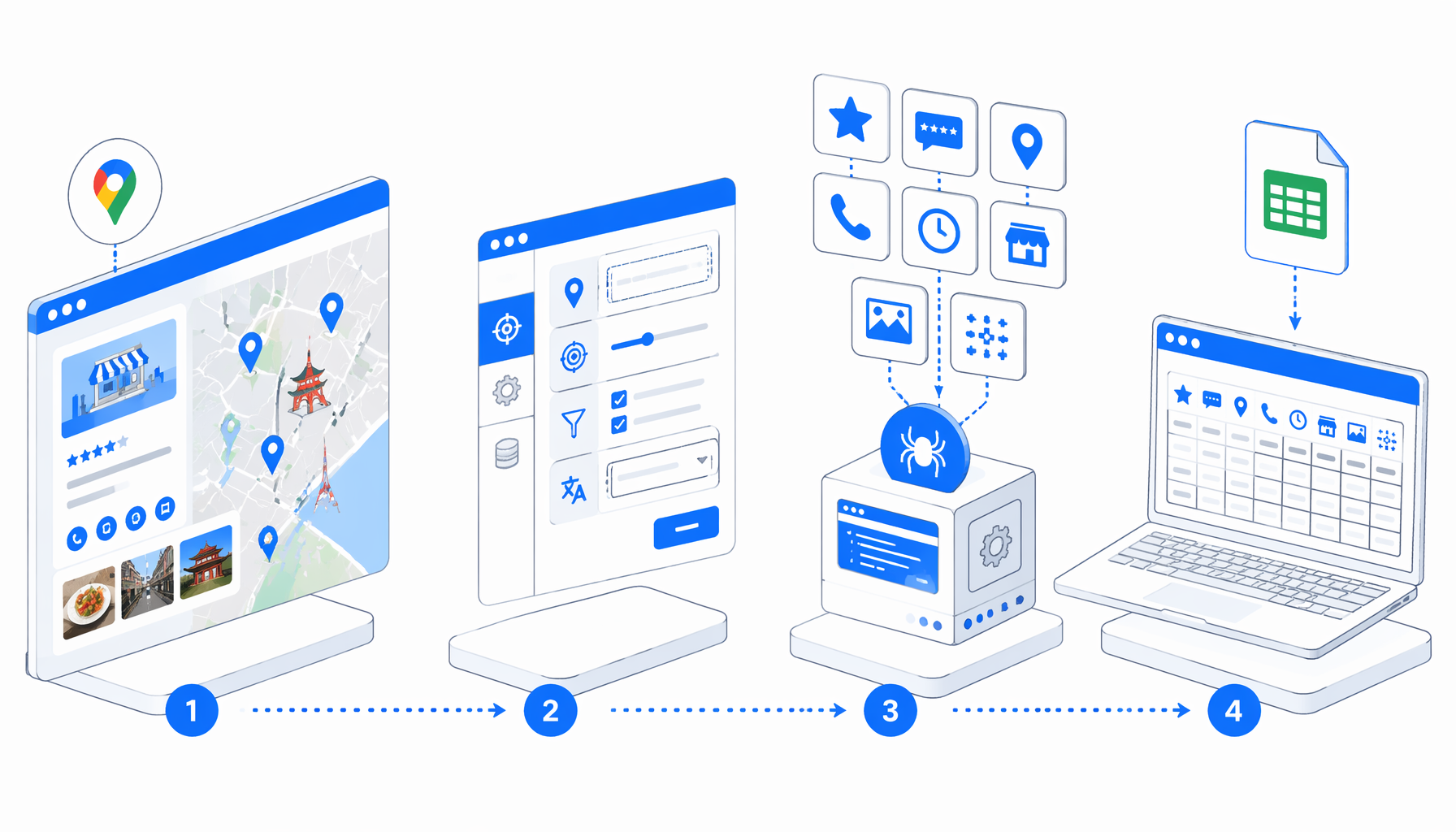How to Scrape Google Maps Japan Place Data to CSV