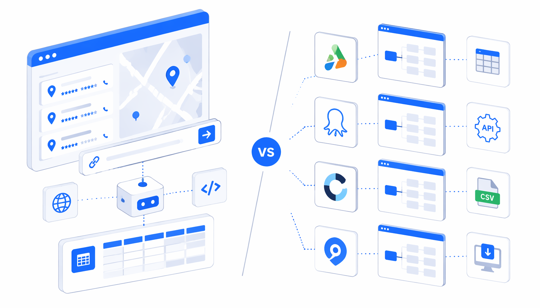 Best Google Maps Scraper Tools: Apify, Octoparse, APIs, and Local CSV