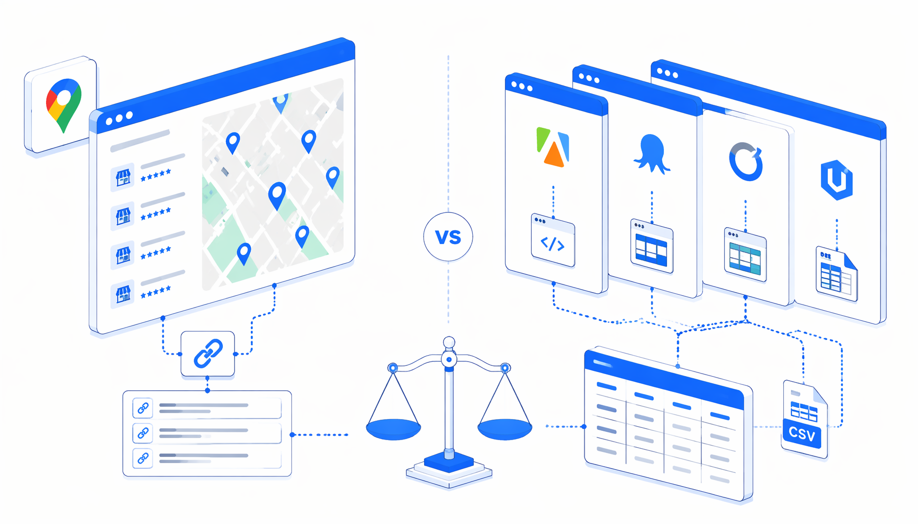Best Google Maps Scraper Alternatives: Apify, Octoparse, Outscraper, and Local CSV