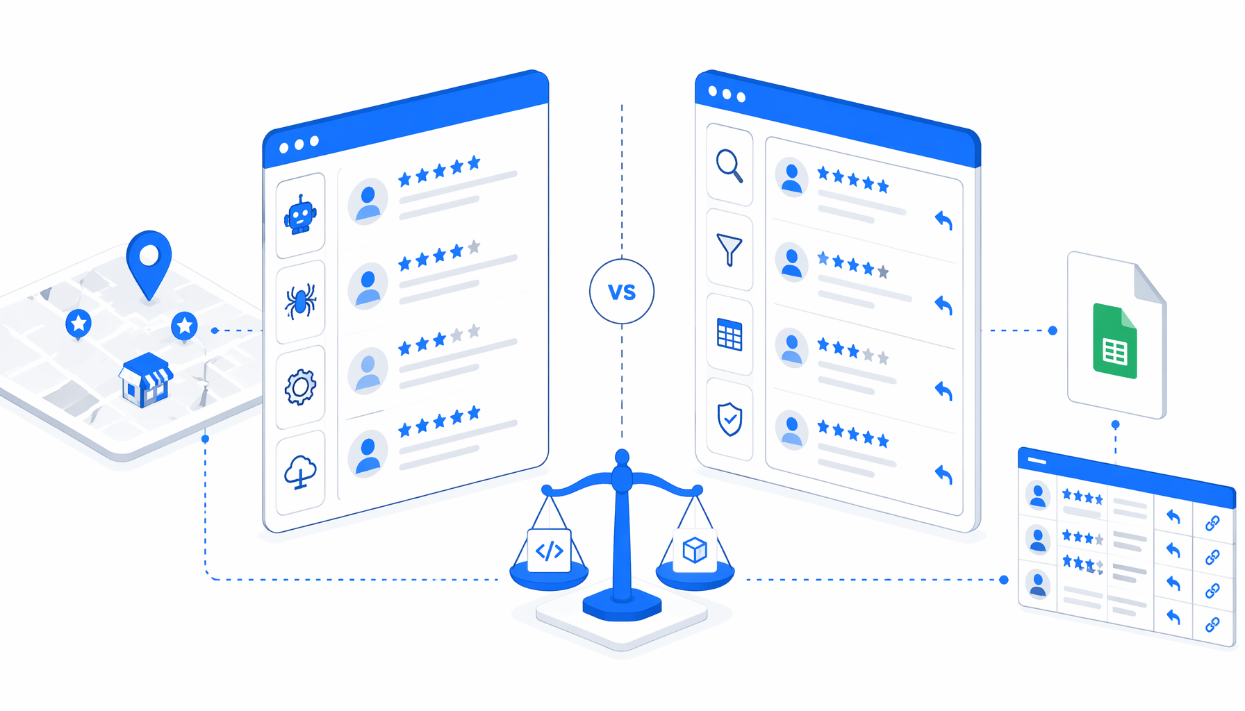 Best Google Maps Reviewer Scraper Alternatives for CSV Export