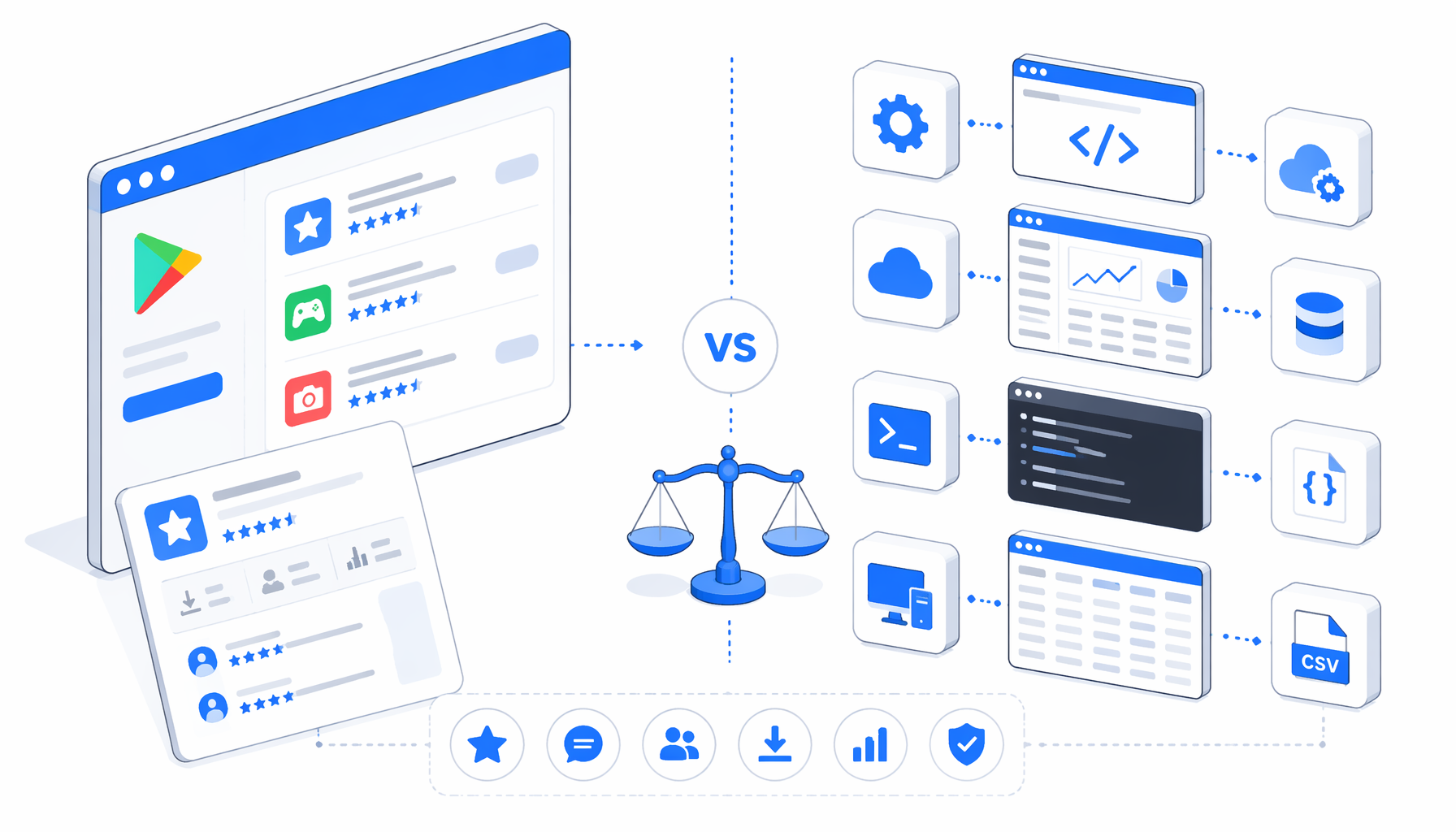 Best Google Play Scraper Alternatives: APIs, SaaS, Scripts, and Local CSV