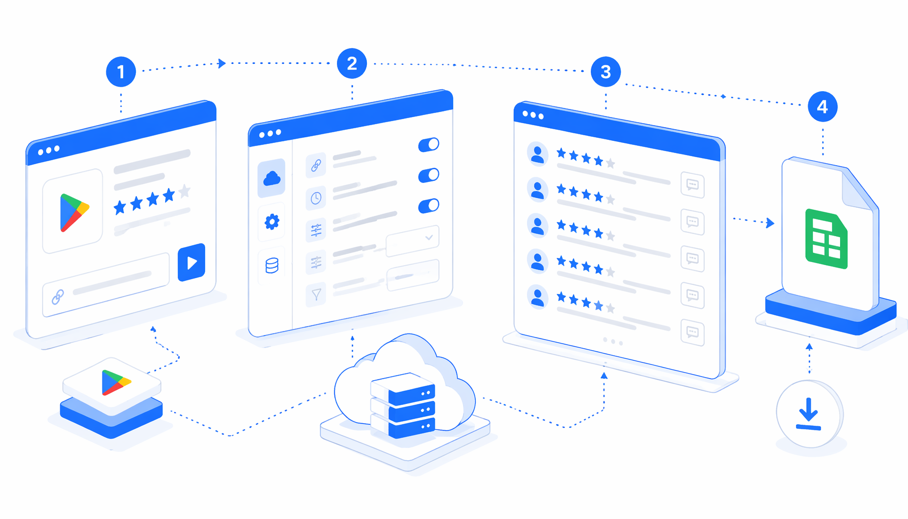 How to Scrape Google Play Reviews to CSV with a Cloud Template