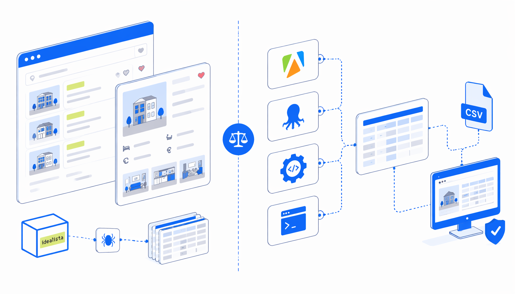 Best Idealista Scraper Alternatives: Apify, Octoparse, APIs, and Local CSV