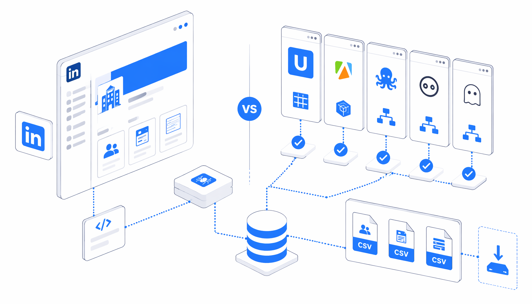 Best LinkedIn Company Scraper Tools Compared: UScraper, Apify, Octoparse and More