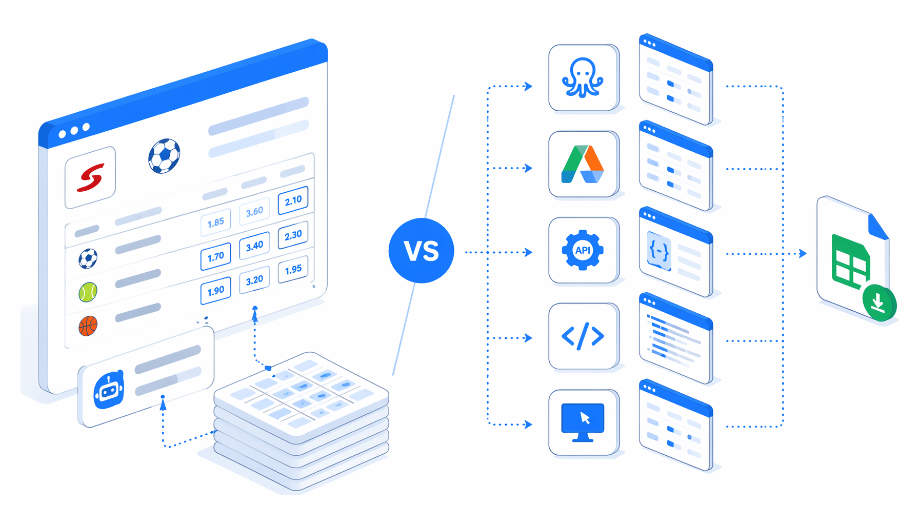 Best Sportium Scraper Alternatives: Octoparse, Apify, APIs, Scripts, and Local CSV