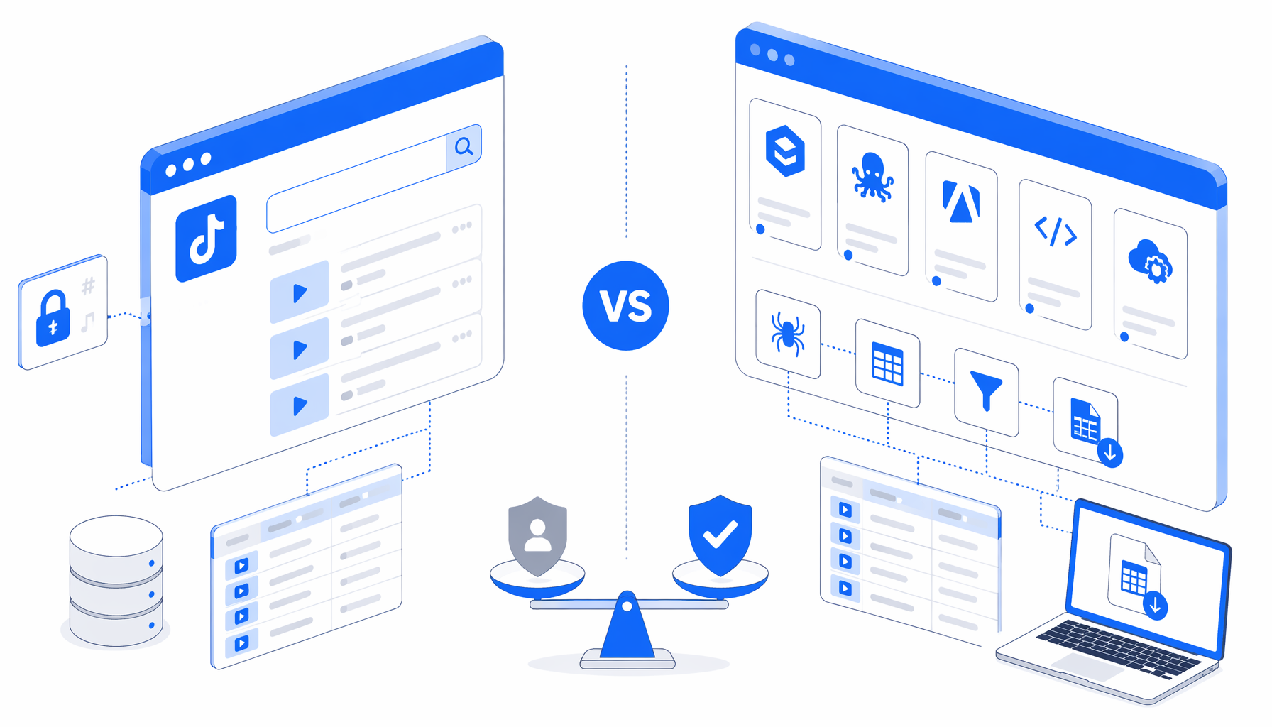 TikTok Search Scraper Alternatives: No-Login CSV Options