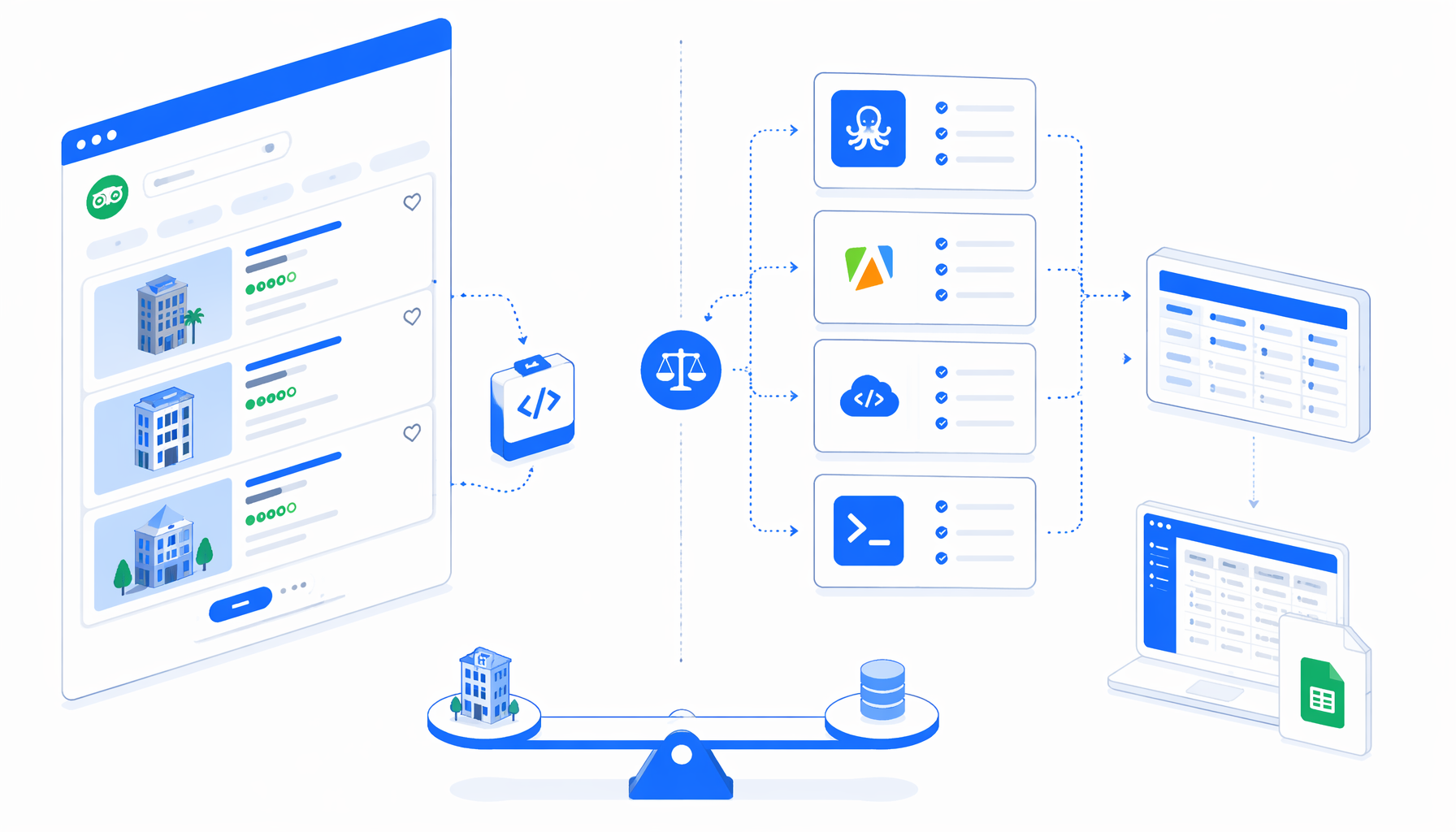 Best Tripadvisor Hotel Scraper Alternatives: Apify, Octoparse, APIs, and Local CSV