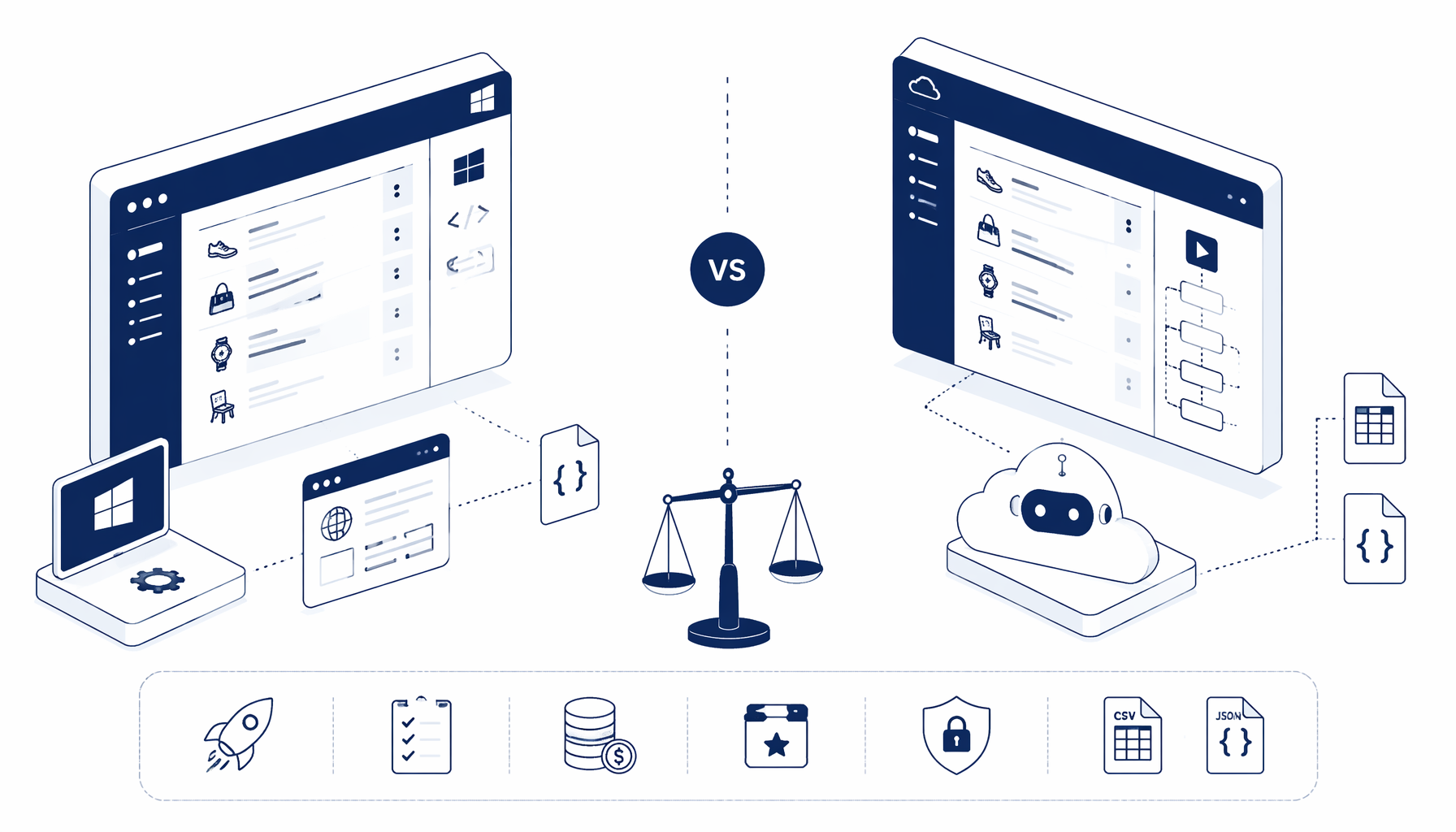 UScraper vs Browse.AI in 2026: Desktop Scraping or Cloud Robots?