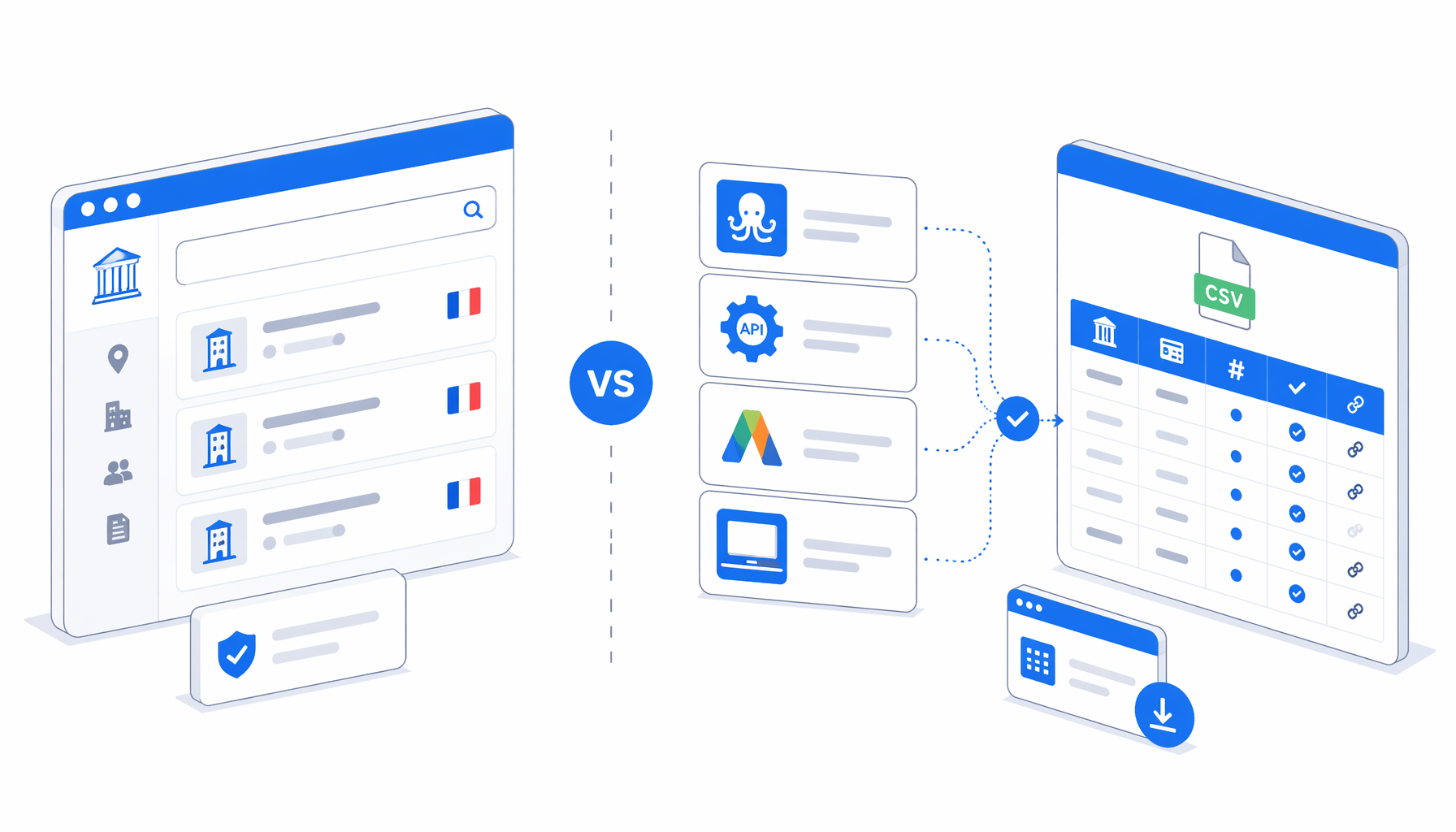 Best Verif Annuaire des Entreprises Scraper Alternatives: Octoparse, APIs, Apify, and Local CSV