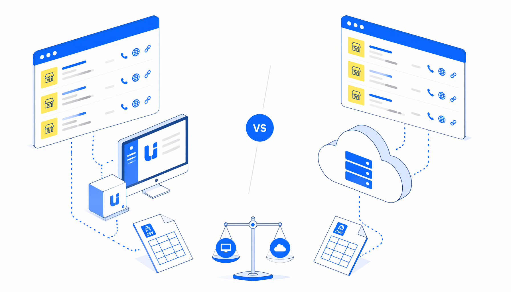 Yellow Pages Scraper Cloud Alternatives: UScraper vs Hosted Tools