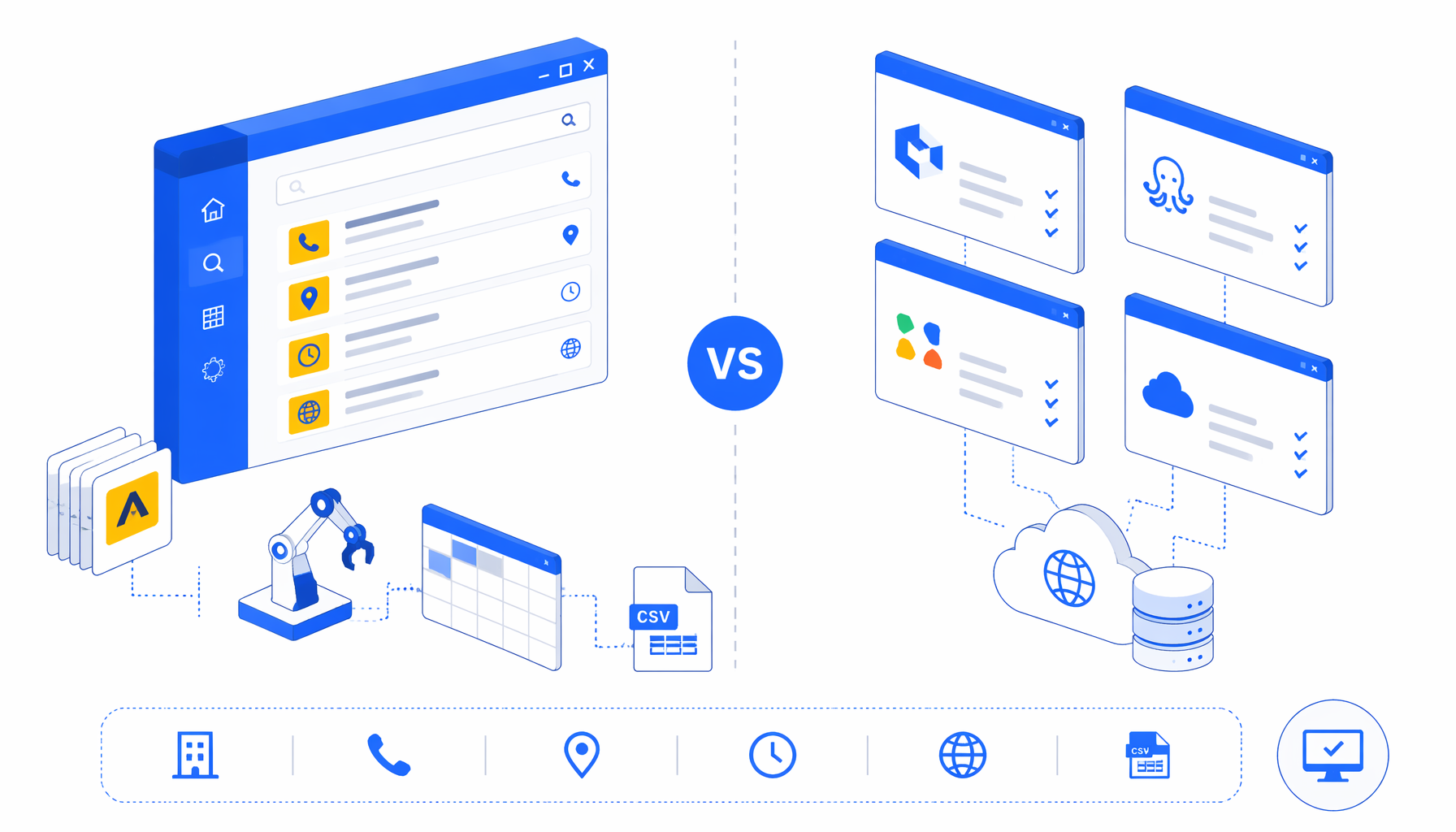 Paginas Amarillas Scraper Alternatives: UScraper vs Octoparse, Apify, SaaS Tools, and Scripts