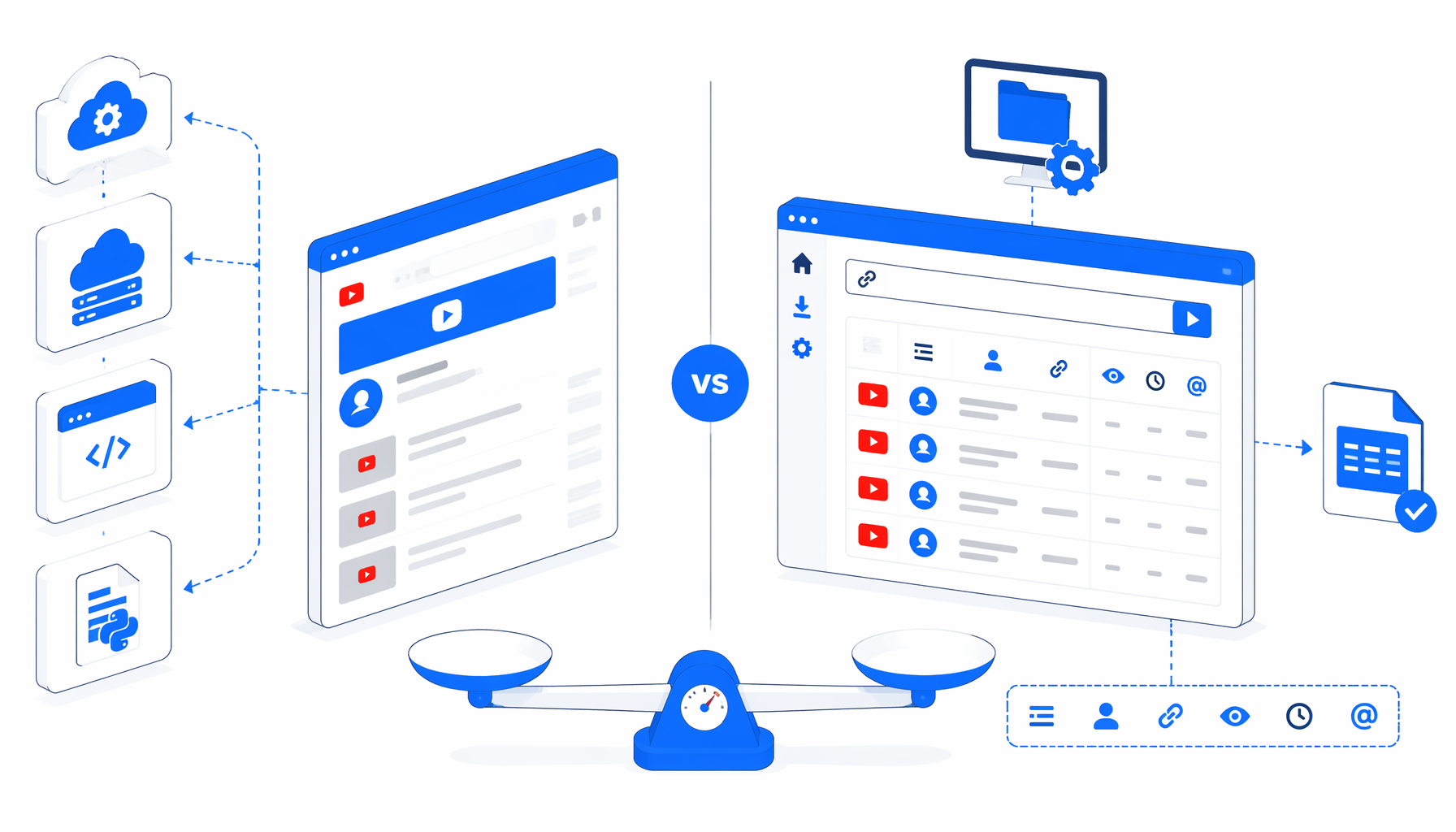Best YouTube Channel Scraper Alternatives: API, SaaS, Scripts, and Local CSV