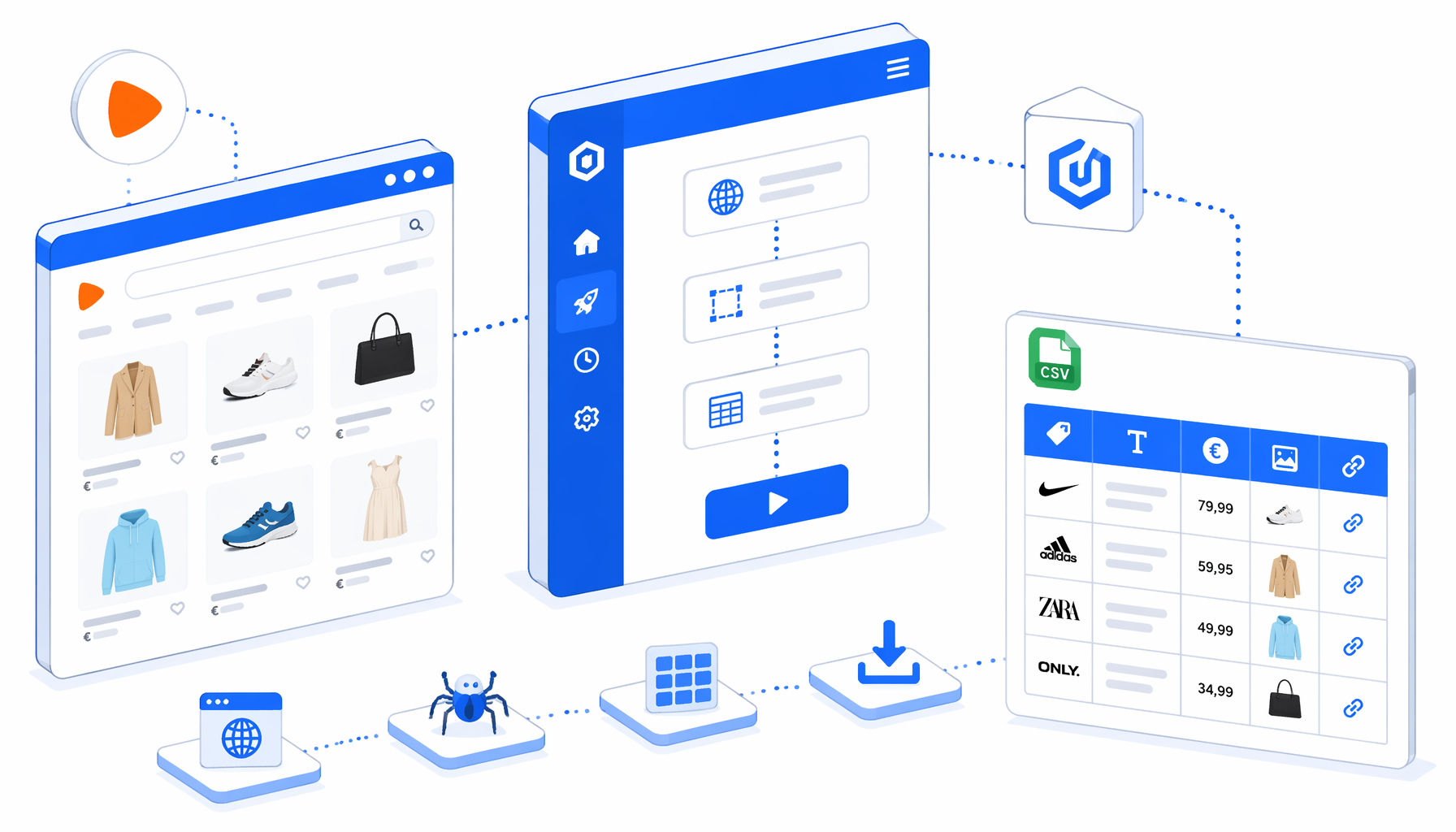 How to Scrape Zalando.de Product Data to CSV with UScraper
